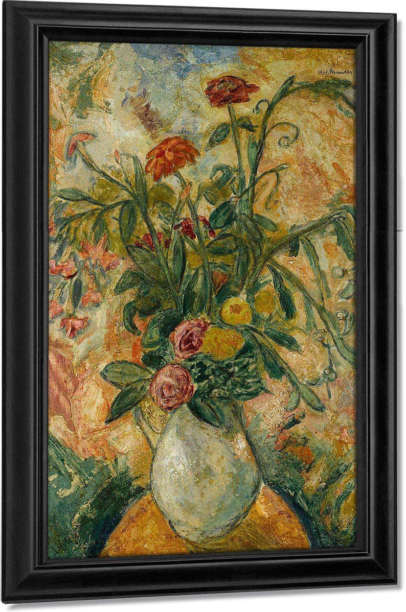 Vase Of Flowers By Alfred Henry Maurer Fine Art Print