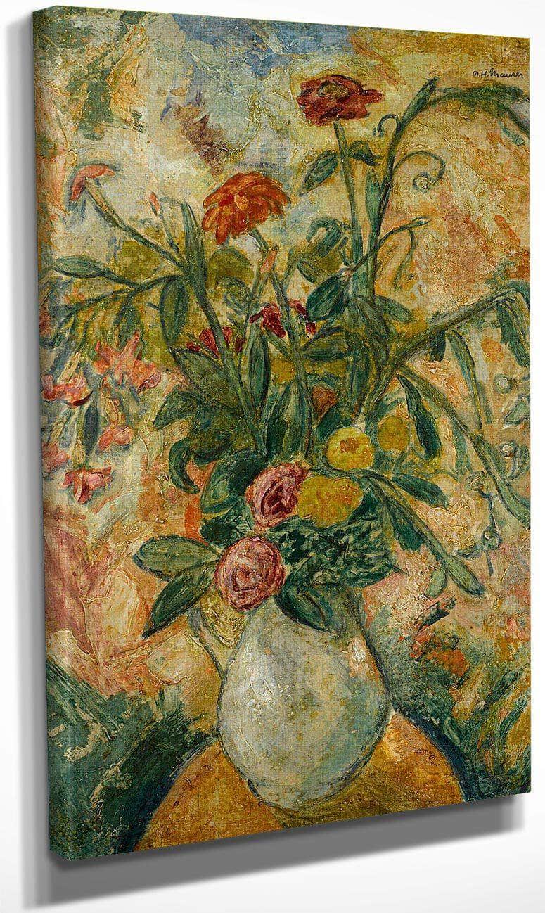 Vase Of Flowers By Alfred Henry Maurer Fine Art Print