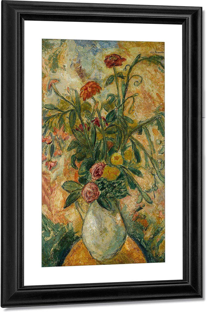 Vase Of Flowers By Alfred Henry Maurer Fine Art Print