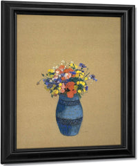 Vase Of Flowers By Odilon Redon Fine Art Print