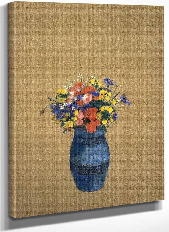 Vase Of Flowers By Odilon Redon Fine Art Print