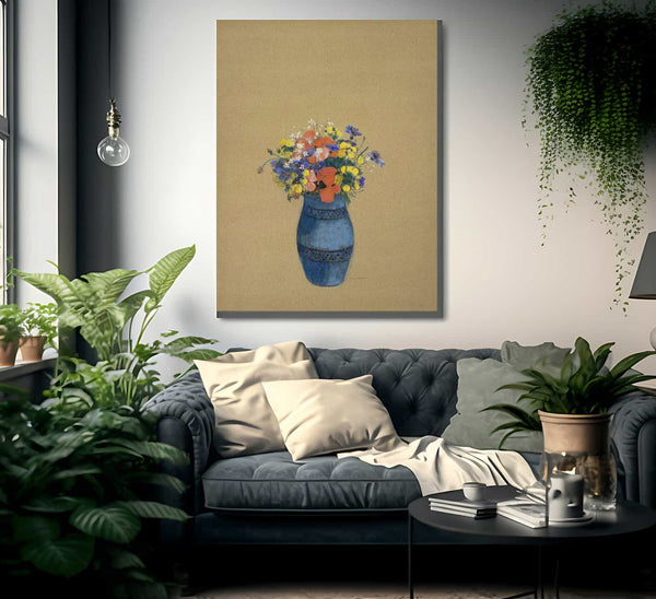 Vase Of Flowers By Odilon Redon Fine Art Print