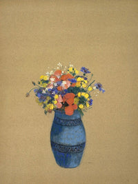 Vase Of Flowers By Odilon Redon Fine Art Print