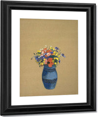 Vase Of Flowers By Odilon Redon Fine Art Print