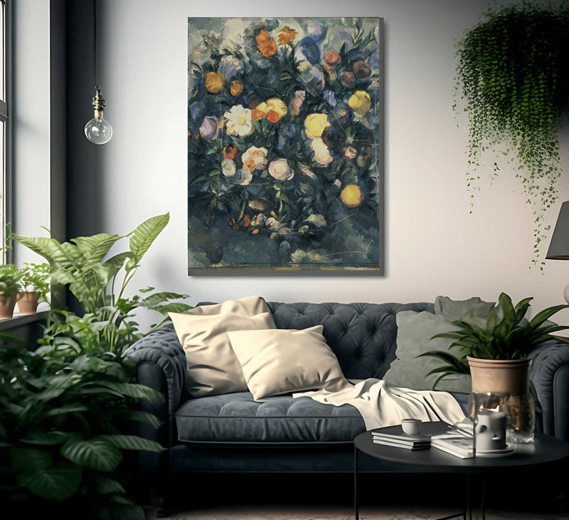 Vase Of Flowers By Paul Cezanne Fine Art Print