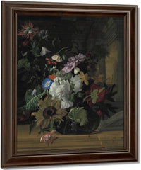 Vase Of Flowers By Rachel Ruysch Fine Art Print