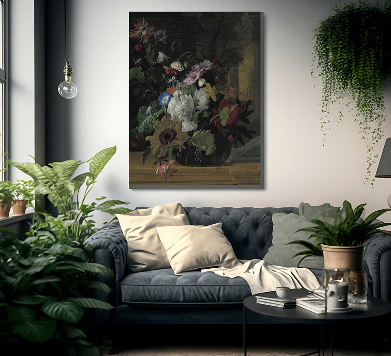 Vase Of Flowers By Rachel Ruysch Fine Art Print
