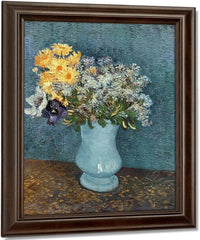 Vase Of Flowers By Vincent Van Gogh Fine Art Print