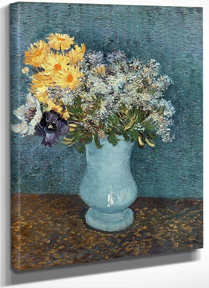 Vase Of Flowers By Vincent Van Gogh Fine Art Print