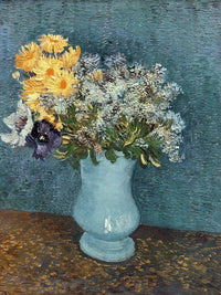 Vase Of Flowers By Vincent Van Gogh Fine Art Print