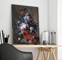 Vase Of Flowers Painting Jan Van Huysum Canvas Art Fine Art Print