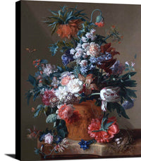 Vase Of Flowers Painting Jan Van Huysum Canvas Art Fine Art Print