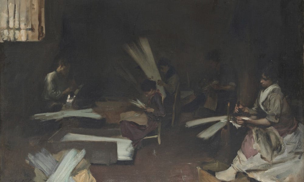 Venetian Glass Workers By John Singer Sargent Fine Art Print