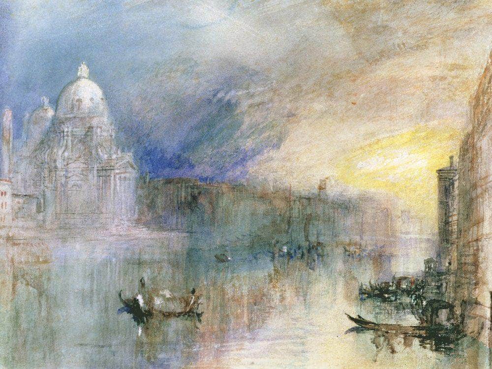Venice  Grand Canal With Santa Maria Della Salute By Joseph Mallord William Turner Fine Art Print