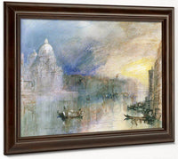 Venice  Grand Canal With Santa Maria Della Salute By Joseph Mallord William Turner Fine Art Print