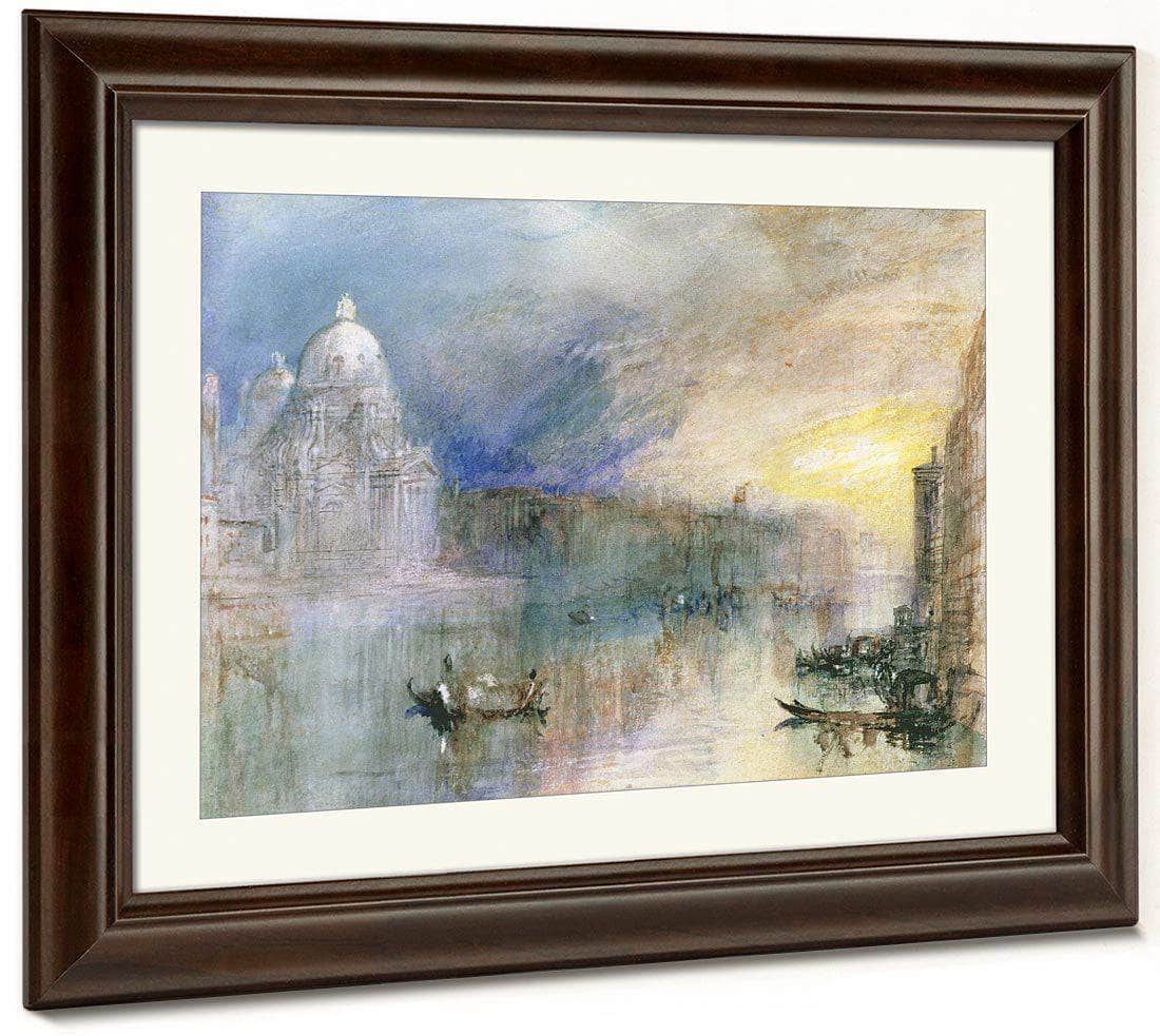 Venice  Grand Canal With Santa Maria Della Salute By Joseph Mallord William Turner Fine Art Print
