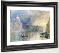 Venice  Grand Canal With Santa Maria Della Salute By Joseph Mallord William Turner Fine Art Print