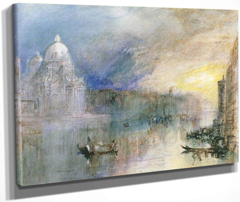 Venice  Grand Canal With Santa Maria Della Salute By Joseph Mallord William Turner Fine Art Print