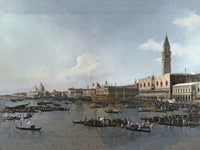 Venice  The Basin Of San Marco On Ascension Day By Canaletto Fine Art Print