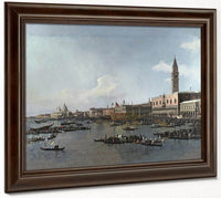Venice  The Basin Of San Marco On Ascension Day By Canaletto Fine Art Print