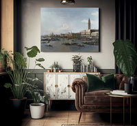 Venice  The Basin Of San Marco On Ascension Day By Canaletto Fine Art Print