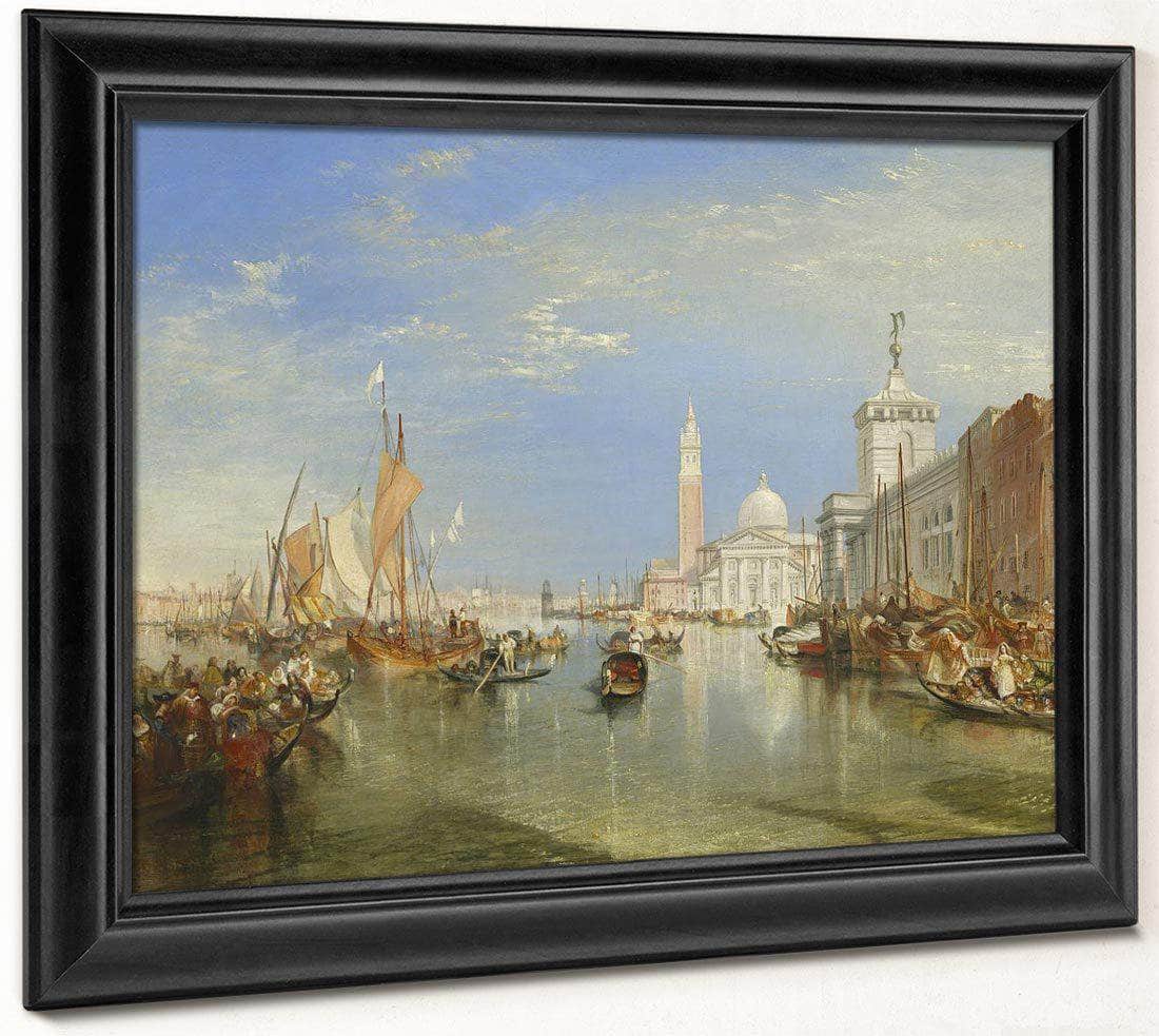 Venice The Dogana And San Giorgio Maggiore By Joseph Mallord William Turner Fine Art Print