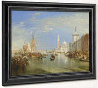 Venice The Dogana And San Giorgio Maggiore By Joseph Mallord William Turner Fine Art Print