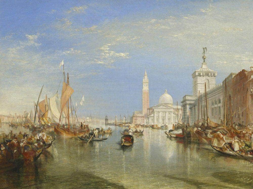 Venice The Dogana And San Giorgio Maggiore By Joseph Mallord William Turner Fine Art Print