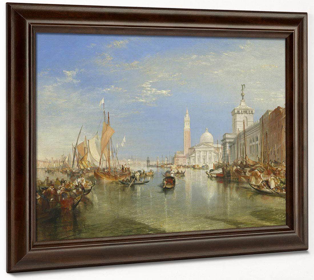 Venice The Dogana And San Giorgio Maggiore By Joseph Mallord William Turner Fine Art Print