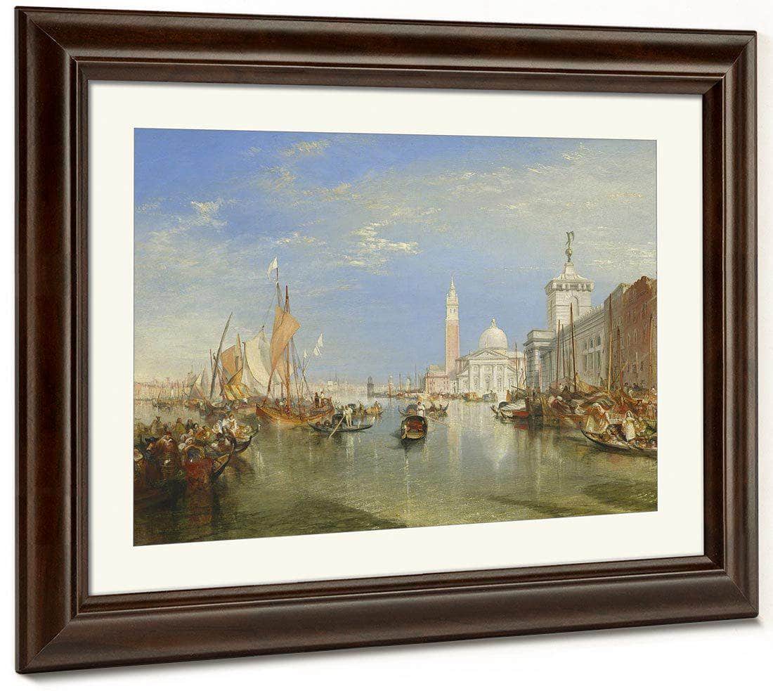 Venice The Dogana And San Giorgio Maggiore By Joseph Mallord William Turner Fine Art Print