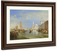 Venice The Dogana And San Giorgio Maggiore By Joseph Mallord William Turner Fine Art Print