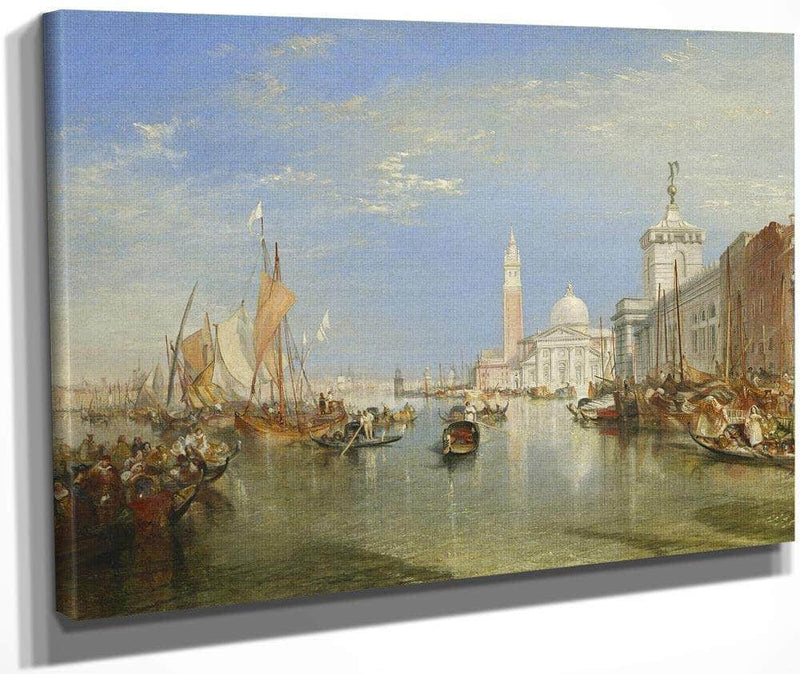 Venice The Dogana And San Giorgio Maggiore By Joseph Mallord William Turner Fine Art Print