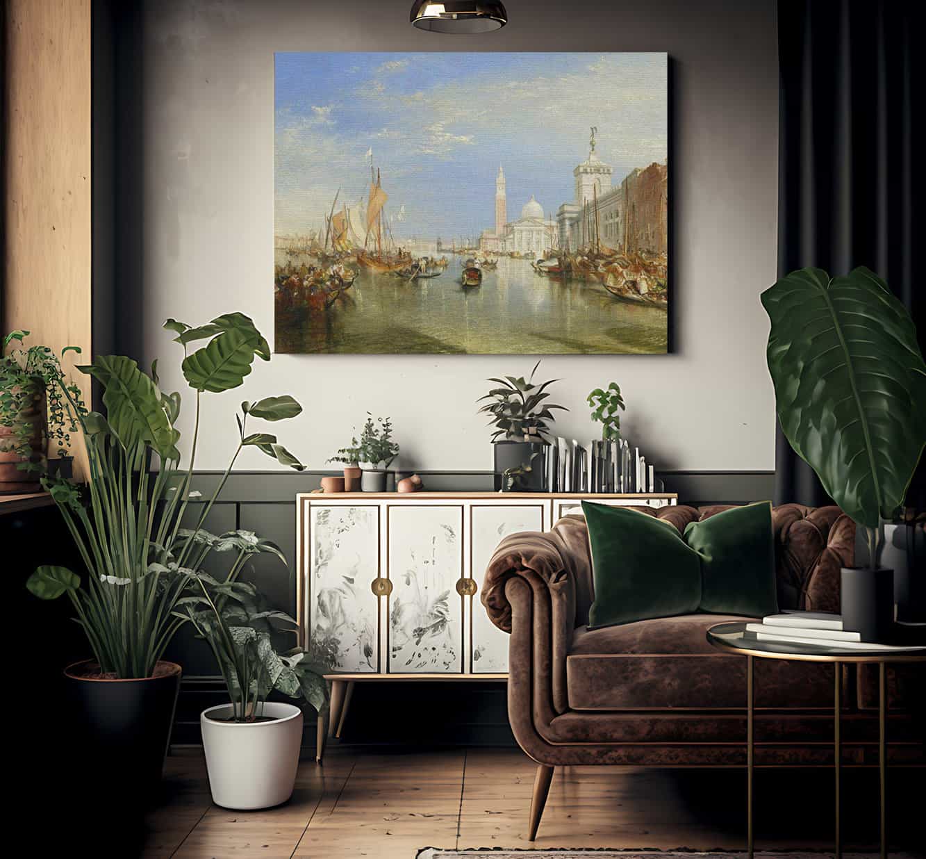Venice The Dogana And San Giorgio Maggiore By Joseph Mallord William Turner Fine Art Print