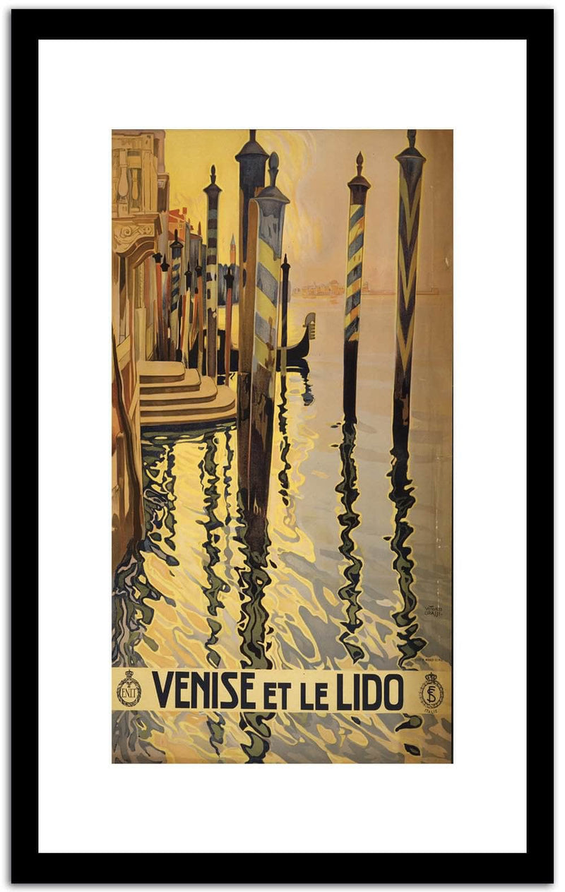 Venise Et Le Lido  Vintage Poster Fine Art Print