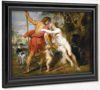 Venus And Adonis By Peter Paul Rubens Fine Art Print