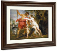 Venus And Adonis By Peter Paul Rubens Fine Art Print