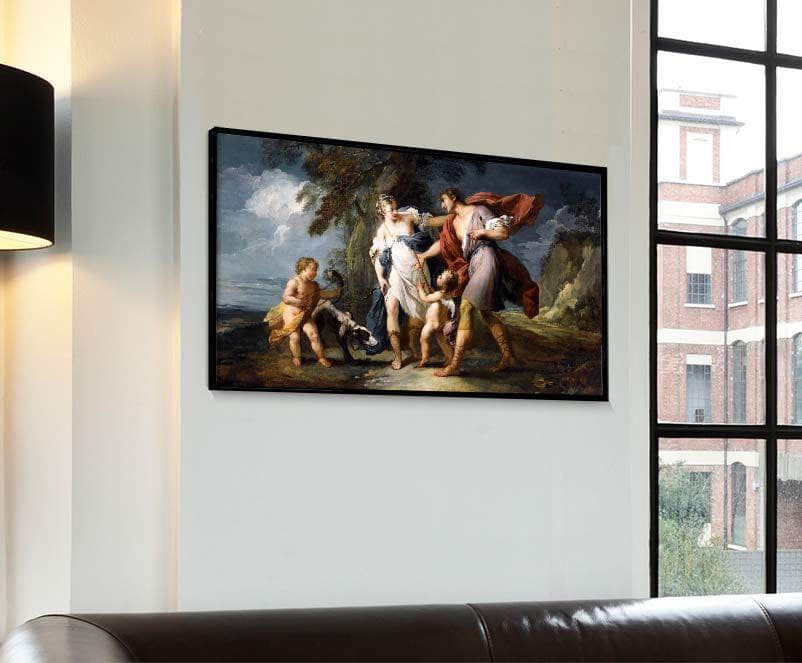 Venus And Adonis Painting Franois Boucher Canvas Art Fine Art Print