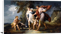 Venus And Adonis Painting Franois Boucher Canvas Art Fine Art Print