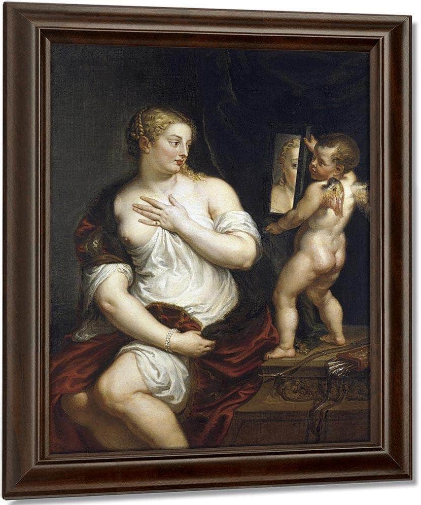 Venus And Cupid By Peter Paul Rubens Fine Art Print