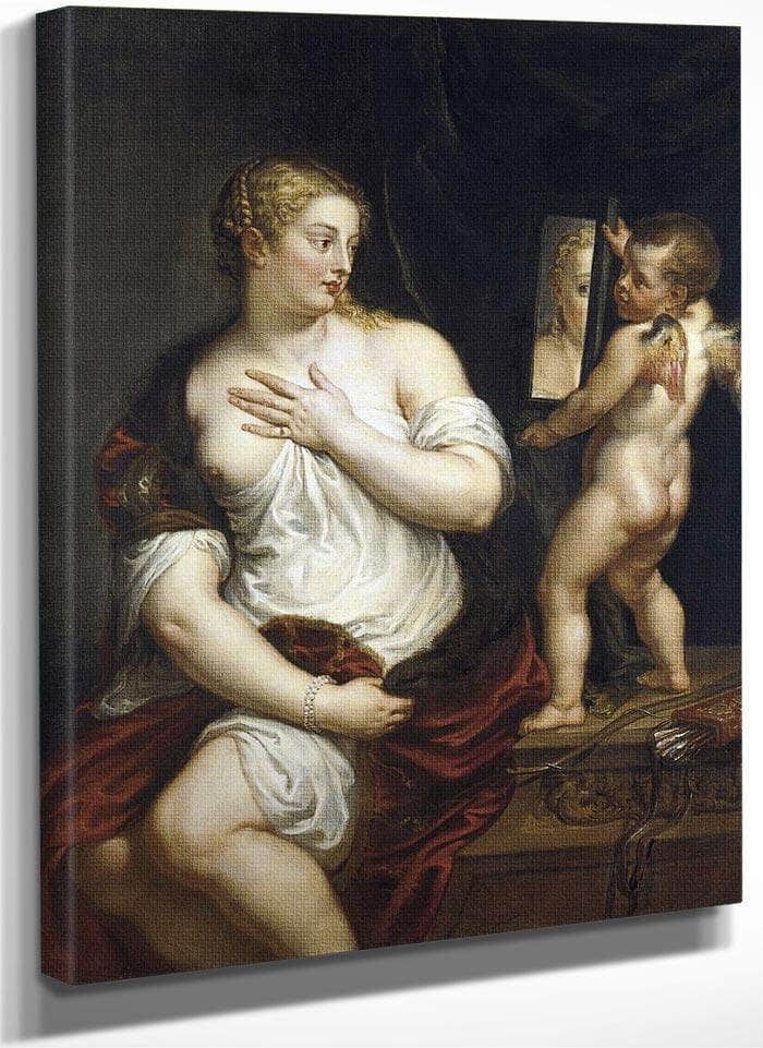 Venus And Cupid By Peter Paul Rubens Fine Art Print