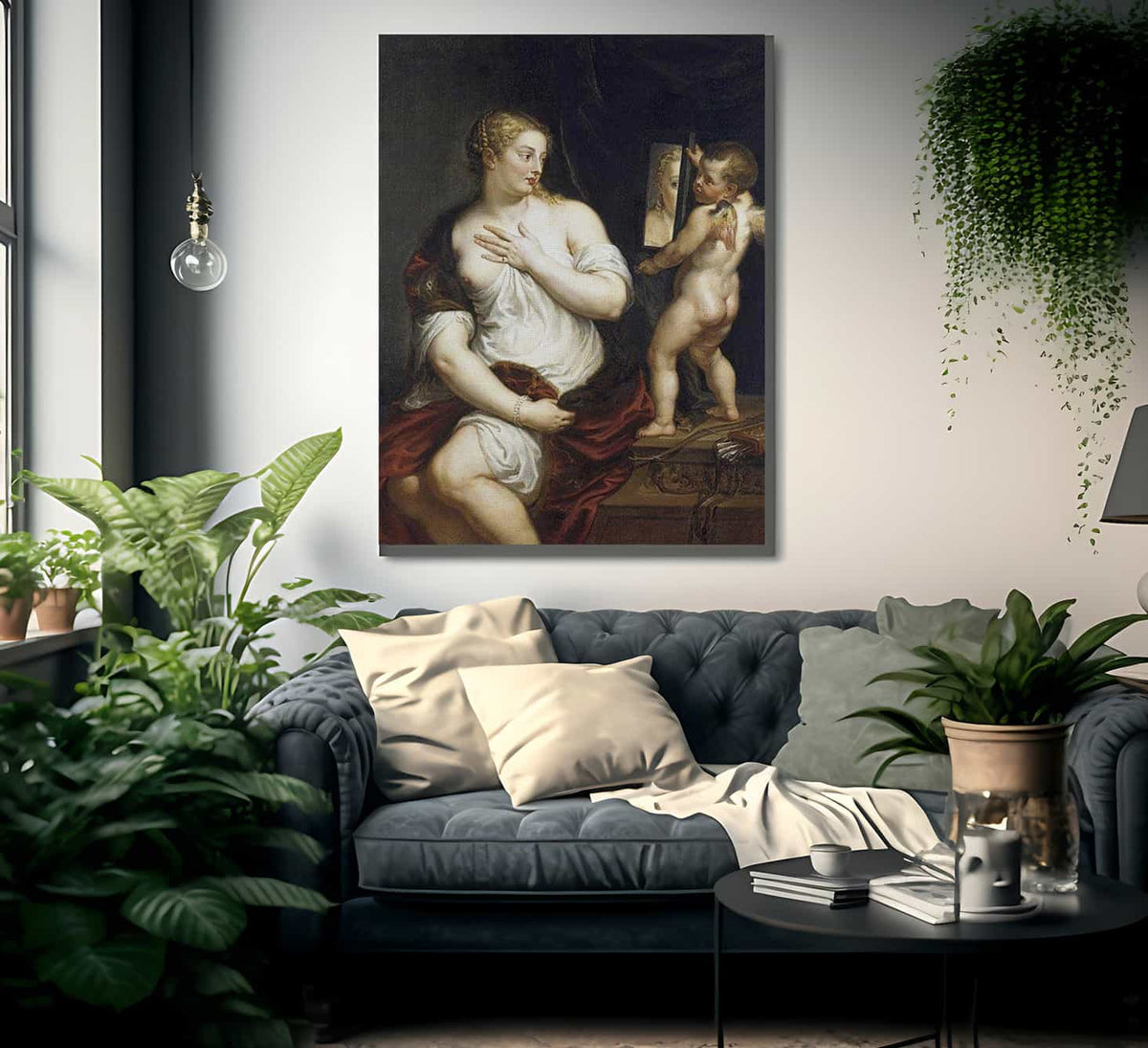 Venus And Cupid By Peter Paul Rubens Fine Art Print