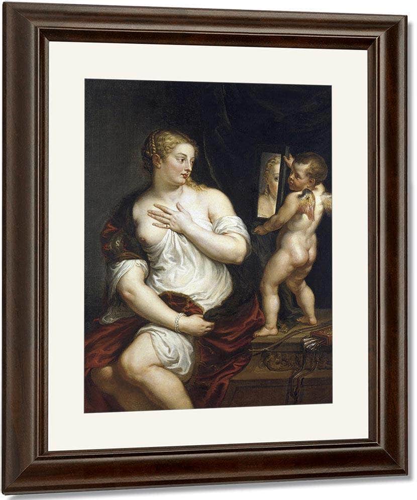 Venus And Cupid By Peter Paul Rubens Fine Art Print