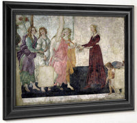 Venus And The Graces Offering Gifts To A Young Girl By Sandro Botticelli Fine Art Print
