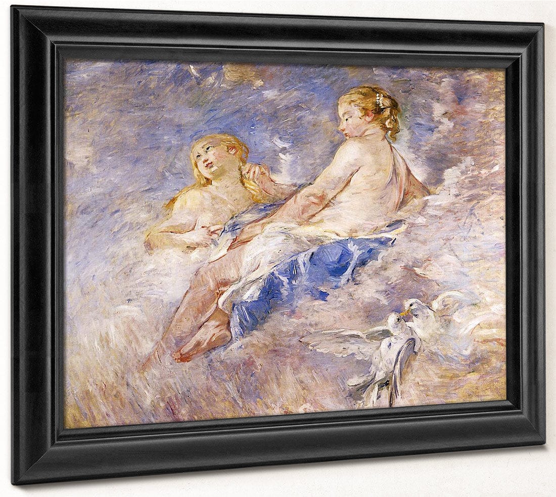 Venus At The Forge Of Vulcan   After Boucher 1883 1884 Oil On Canvas By Berthe Morisot Fine Art Print