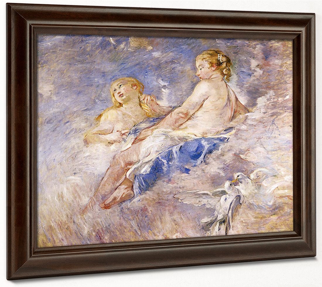 Venus At The Forge Of Vulcan   After Boucher 1883 1884 Oil On Canvas By Berthe Morisot Fine Art Print