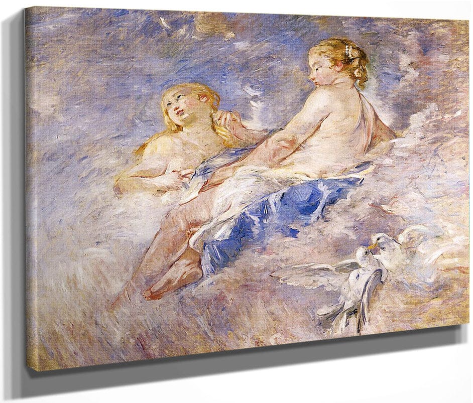 Venus At The Forge Of Vulcan   After Boucher 1883 1884 Oil On Canvas By Berthe Morisot Fine Art Print