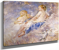 Venus At The Forge Of Vulcan   After Boucher 1883 1884 Oil On Canvas By Berthe Morisot Fine Art Print