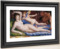 Venus Cupid And Satyr 1553 1554 Oil On Panel 135X231Cm Rome Galleria Colonna By Agnolo Bronzino Fine Art Print