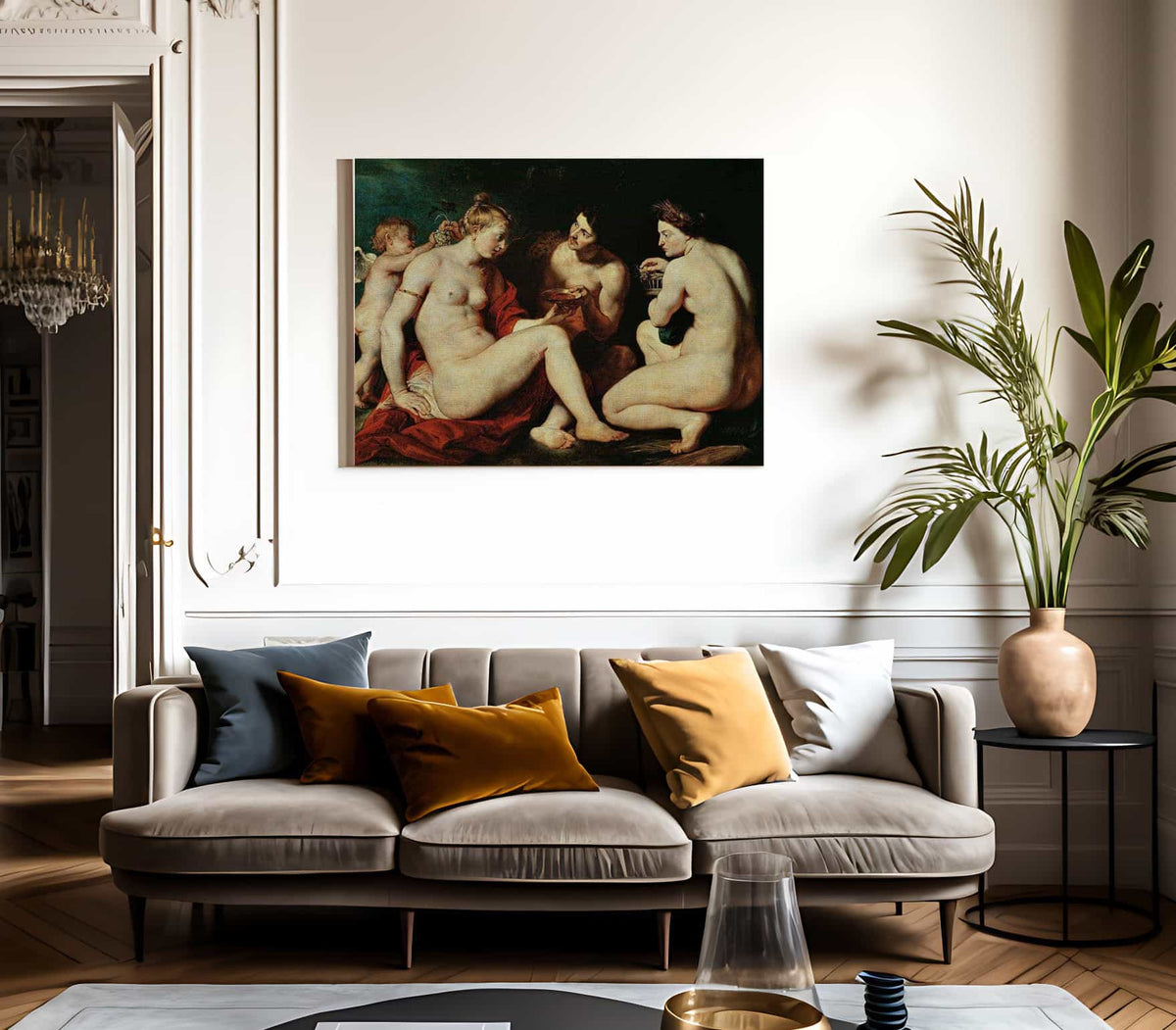 Venus Cupid Bacchus And Ceres By Peter Paul Rubens Fine Art Print