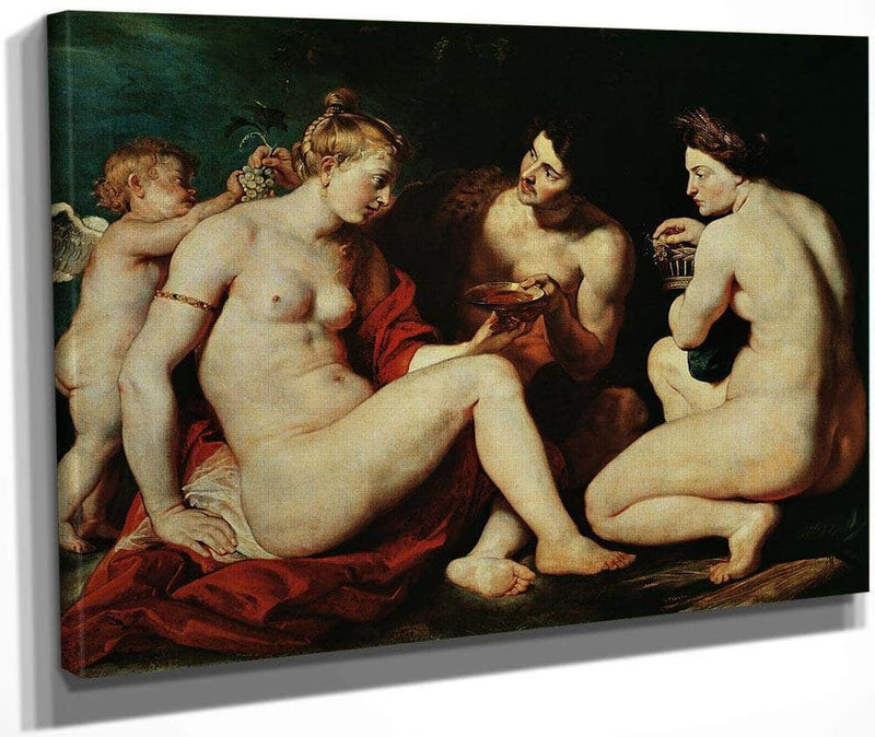 Venus Cupid Bacchus And Ceres By Peter Paul Rubens Fine Art Print